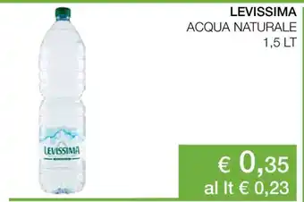 LEVISSIMA ACQUA NATURALE