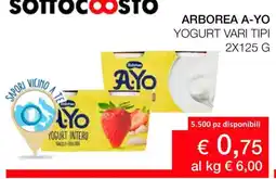 Coop ARBOREA A-YO YOGURT VARI TIPI offerta