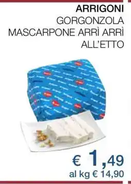 Coop ARRIGONI GORGONZOLA MASCARPONE ARRÌ ARRÌ offerta