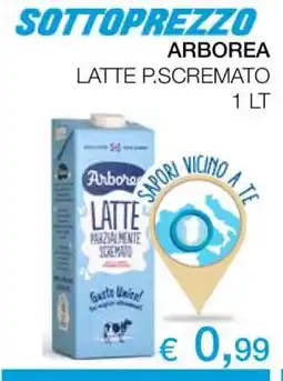 Coop ARBOREA LATTE P.SCREMATO 1 LT offerta