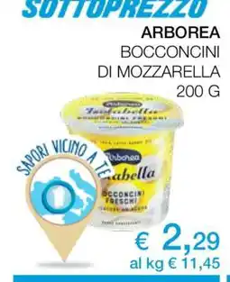 Coop Arborea Bocconcini di Mozzarella offerta