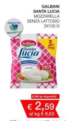 Coop Galbani Santa Lucia offerta