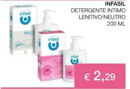 Coop INFASIL DETERGENTE INTIMO LENTIVO/NEUTRO offerta