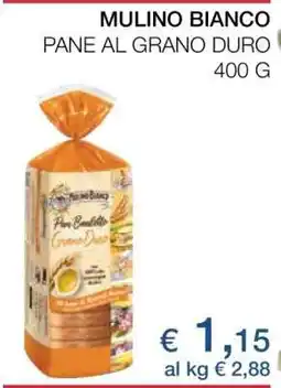 Coop MULINO BIANCO PANE AL GRANO DURO offerta