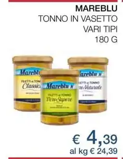 Coop MAREBLU TONNO IN VASETTO offerta