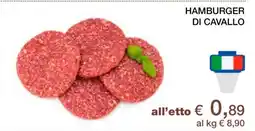 Coop HAMBURGER DI CAVALLO offerta