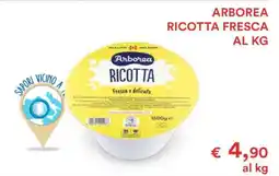 Coop ARBOREA RICOTTA FRESCA AL KG offerta