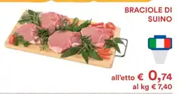 Coop Braciole di suino offerta
