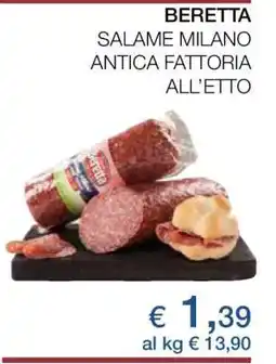 Coop BERETTA SALAME MILANO ANTICA FATTORIA ALL’ETTO offerta