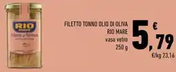 Conad Superstore Filetto tonno olio di oliva RIO MARE offerta