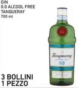 Conad Superstore Gin 0.0 alcohol free TANQUERAY offerta
