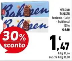 Conad Superstore Messino bahlsen fondente offerta