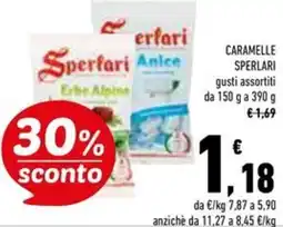 Conad Superstore Caramelle SPERLARI offerta