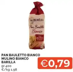 Mercatò Pan bauletto bianco mulino bianco barilla offerta