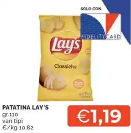 Mercatò Patatina LAY'S offerta