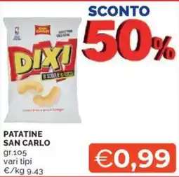 Mercatò Patatine san carlo offerta