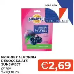 Mercatò Prugne california denocciolate sunsweet offerta