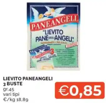 Mercatò Lievito paneangeli 3 buste offerta