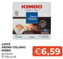 Mercatò Caffè aroma italiano KIMBO offerta