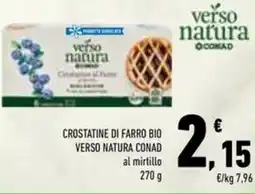 Conad Superstore Crostatine di farro bio verso natura CONAD offerta