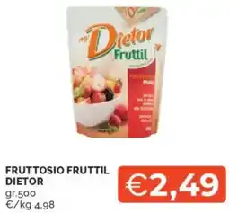 Mercatò Fruttosio fruttil dietor offerta