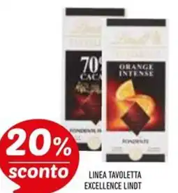 Conad Superstore Linea tavoletta excellence LINDT offerta