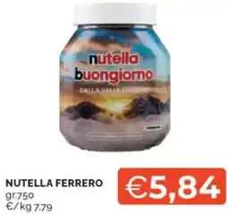 Mercatò Nutella ferrero offerta