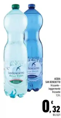 Conad Superstore Acqua san benedetto frizzante e leggermente frizzante offerta