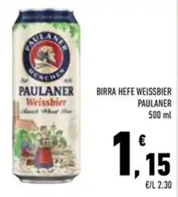 Conad Superstore Birra hefe weissbier PAULANER offerta