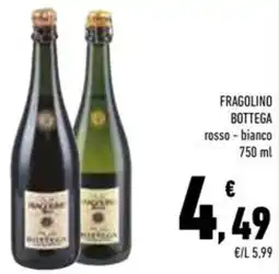 Conad Superstore Fragolino bottega rosso e bianco offerta