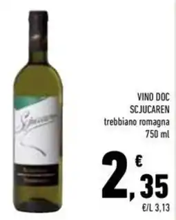 Conad Superstore Vino doc sc jucaren trebbiano romagna offerta