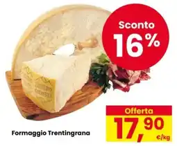 Eurospar Formaggio Trentingrana offerta