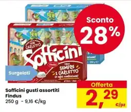 Eurospar Sofficini Findus offerta