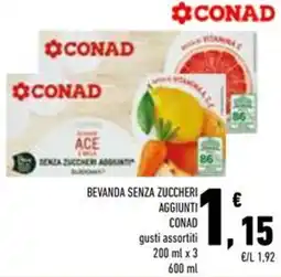Conad Superstore Bevanda senza zuccheri aggiunti CONAD offerta