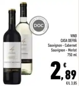 Conad Superstore Vino CASA DEFRA offerta