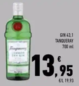 Conad Superstore GIN 43,1 TANQUERAY offerta