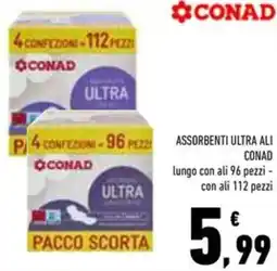 Conad Superstore Assorbenti ultra ali CONAD offerta