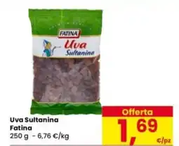 Eurospar Uva Sultanina Fatina offerta