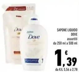 Conad Superstore Sapone liquido DOVE offerta