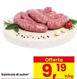 Eurospar Salsiccia di suino offerta