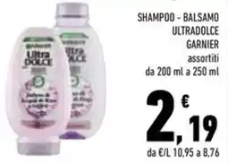 Conad Superstore Shampoo-balsamo ultradolce GARNIER offerta