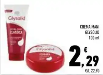 Conad Superstore Crema mani GLYSOLID offerta