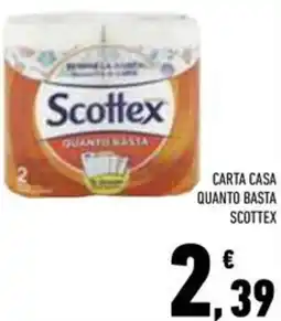 Conad Superstore Carta casa quanto basta SCOTTEX offerta