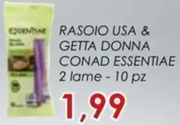 Conad Superstore Rasoio usa & getta donna conad essentiae offerta
