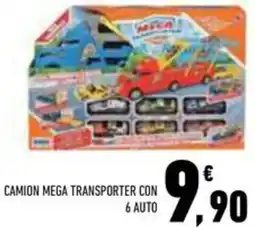 Conad Superstore Camion mega transporter con 6 auto offerta