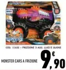 Conad Superstore Monster cars a frizione offerta
