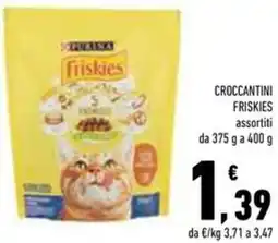Conad Superstore Croccantini friskies offerta