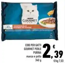 Conad Superstore Cibo per gatti gourmet perle PURINA offerta