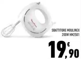 Conad Superstore SBATTITORE MOULINEX 200W HM2501 offerta