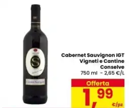 Eurospar Cabernet Sauvignon IGT Vigneti e Cantine Conselve offerta